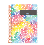 Day to a Page Teacher Planner - Rainbow Flowers