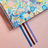Ribbon Bookmark Pack (blue/purple/copper)