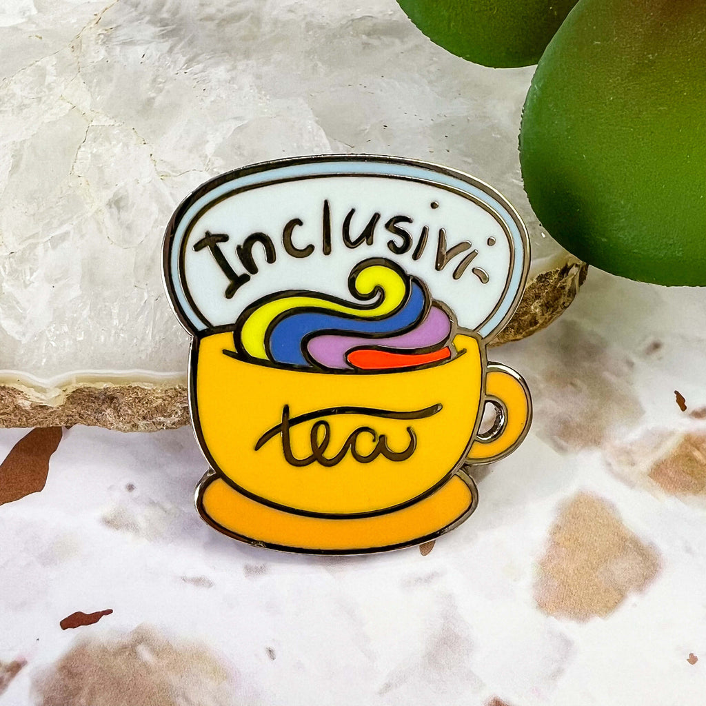 'Inclusivi-tea' - Enamel Badge